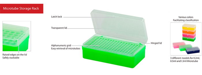 microtube storage rack 